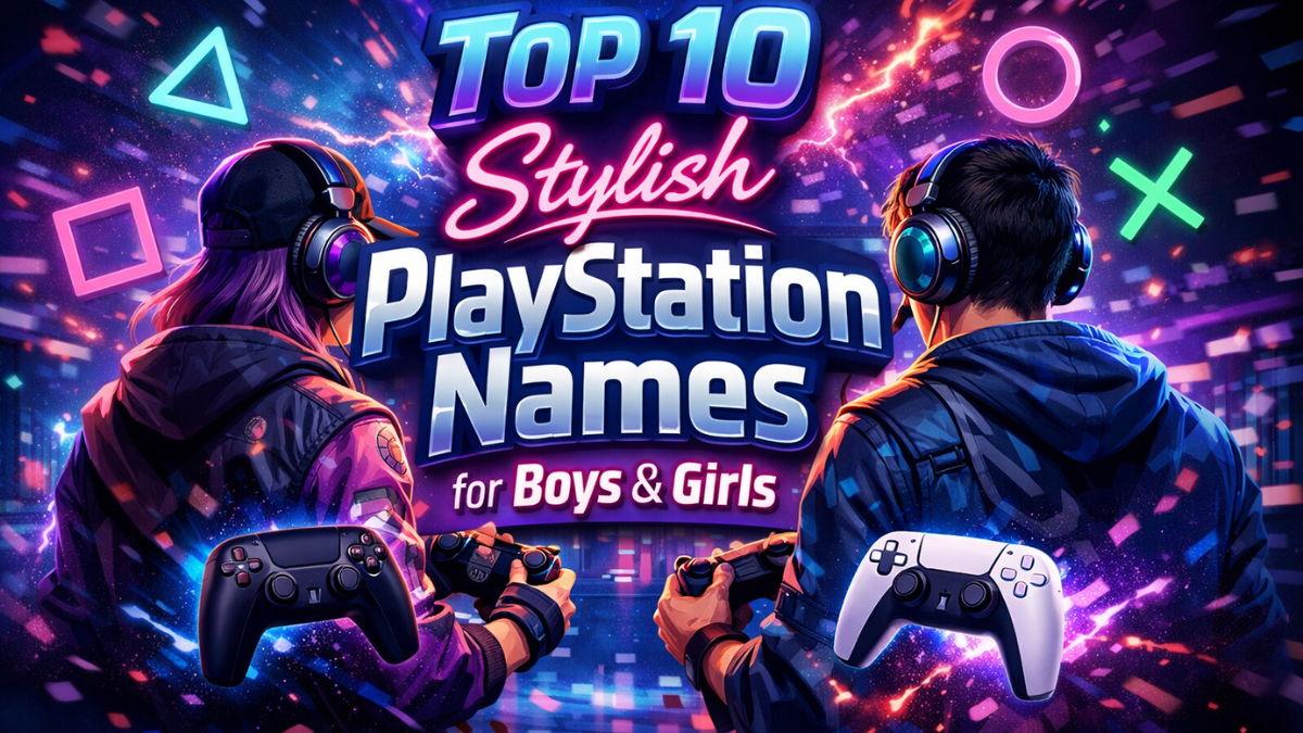 Top 10 Stylish PlayStation Names for Boys and Girls Copy and Paste